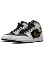 Air Jordan 1 Mid White Gold Black - 2