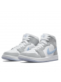 Air Jordan 1 Mid Wolf Grey Blue Aluminum - 2
