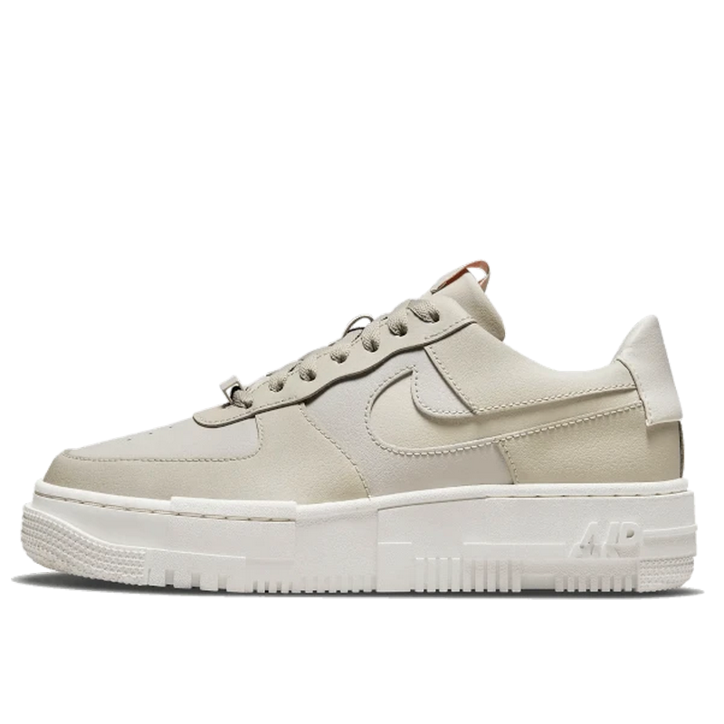Nike Air Force 1 Low Pixel Stone Bone Summit White, vue de côté