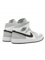 Air Jordan 1 Mid White Light Smoke Grey - 3