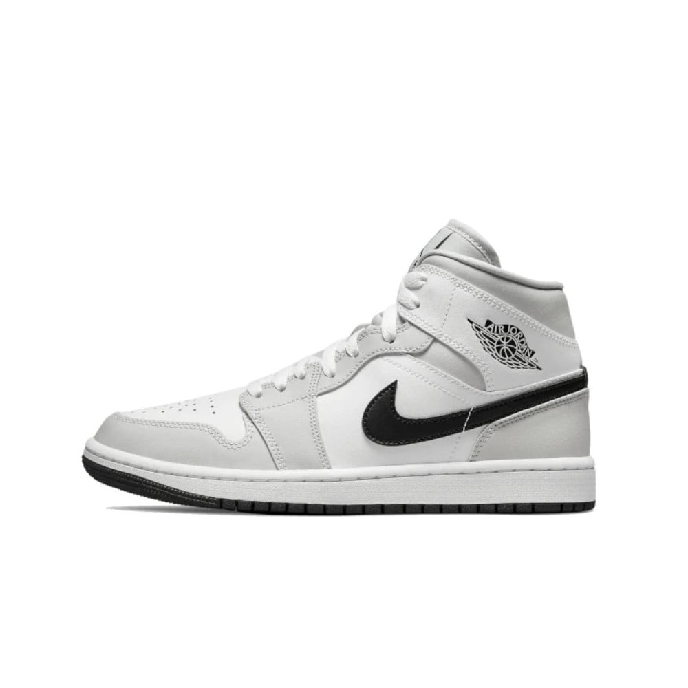 Air Jordan 1 Mid White Light Smoke Grey Schuhe Limited Resell