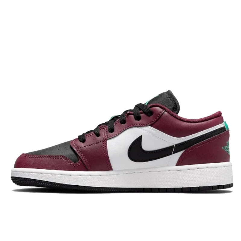 Air Jordan 1 Low SE Dark Beetroot Black Roma Green - 1