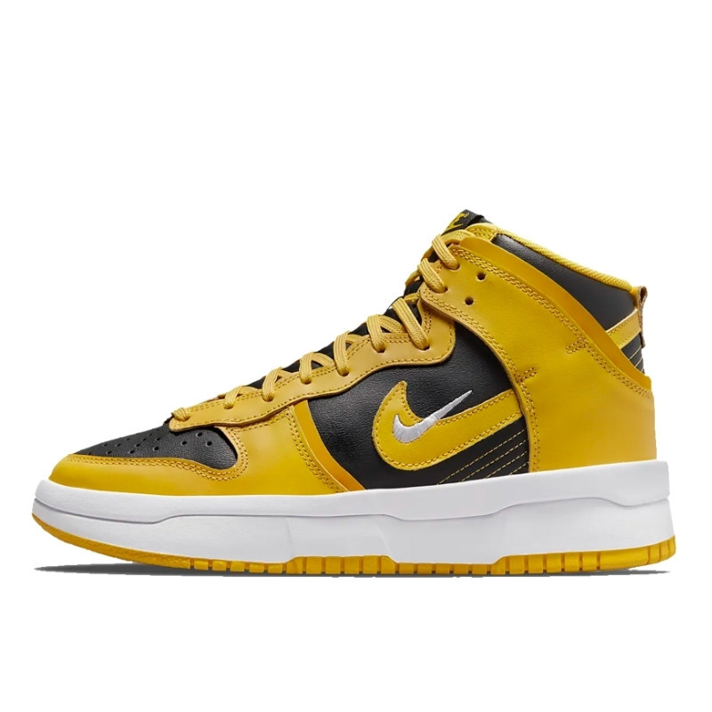 Nike Dunk High Up Varsity Maize, vue de côté