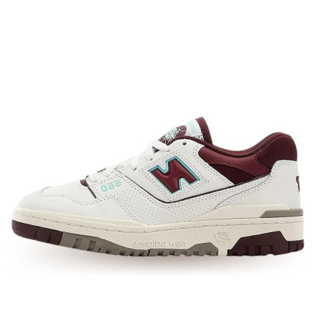 New Balance 550 White Burgundy - 1