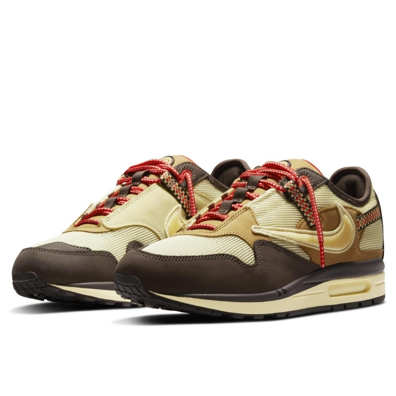 Nike Air Max 1 Baroque Brown/Lemon Drop-Wheat-Chile Red