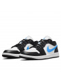 Air Jordan 1 Low Black University Blue White - 2