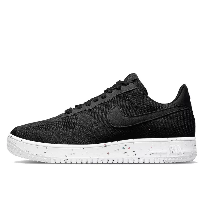 Air Force 1 Low Crater Flyknit Black White