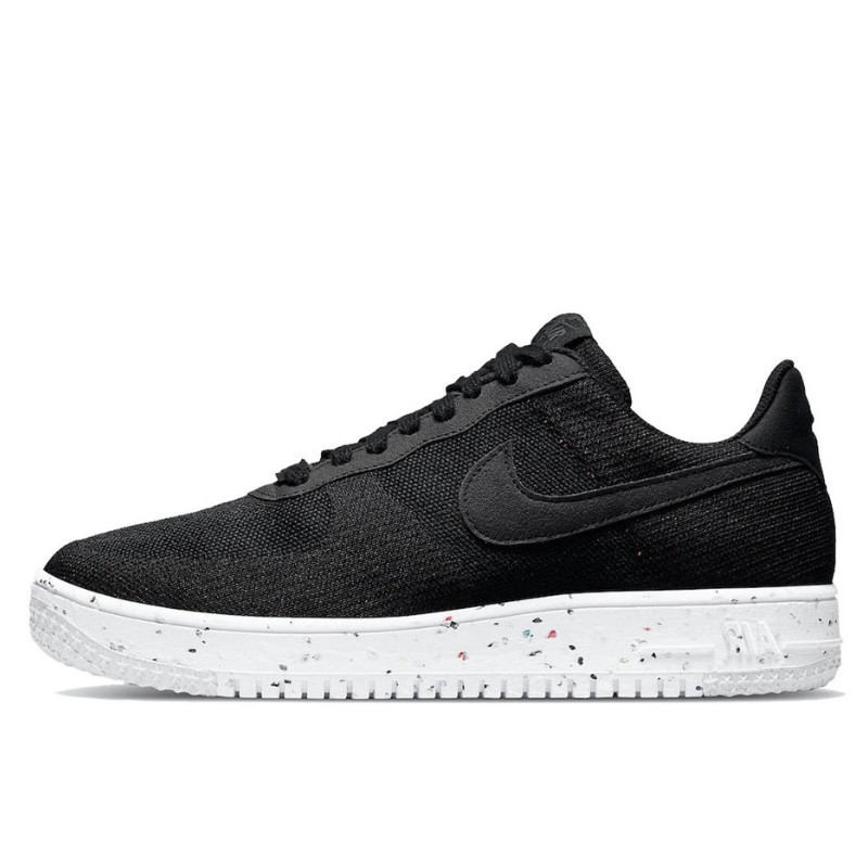Air Force 1 Low Crater Flyknit Black White - 1