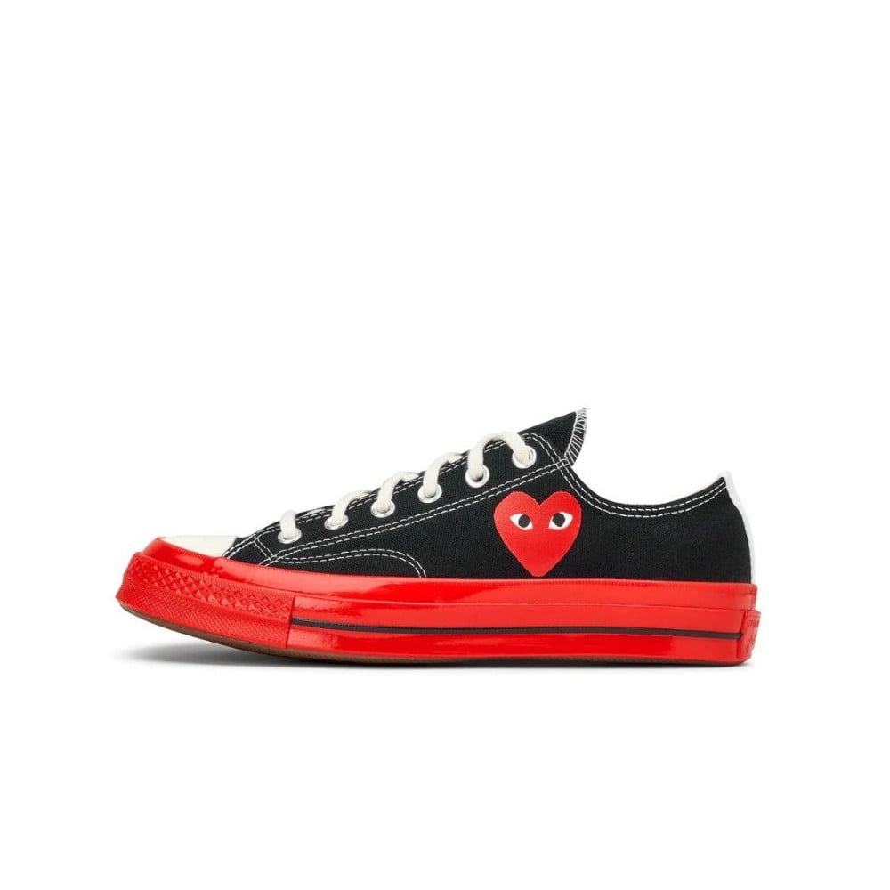 Converse Comme des Garcons Chuck 70 Low Top Black Red