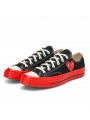 Converse Comme des Garçons Chuck 70 Low Top Black Red - 3