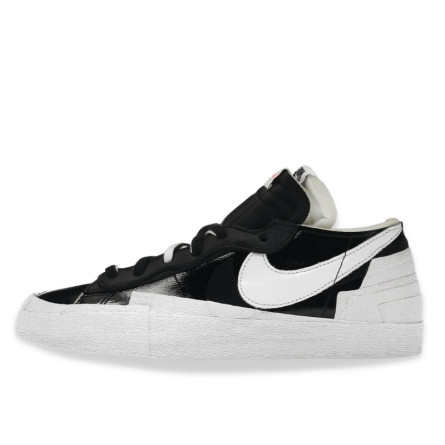 Nike Blazer Low Sacai Black Patent Leather - 1
