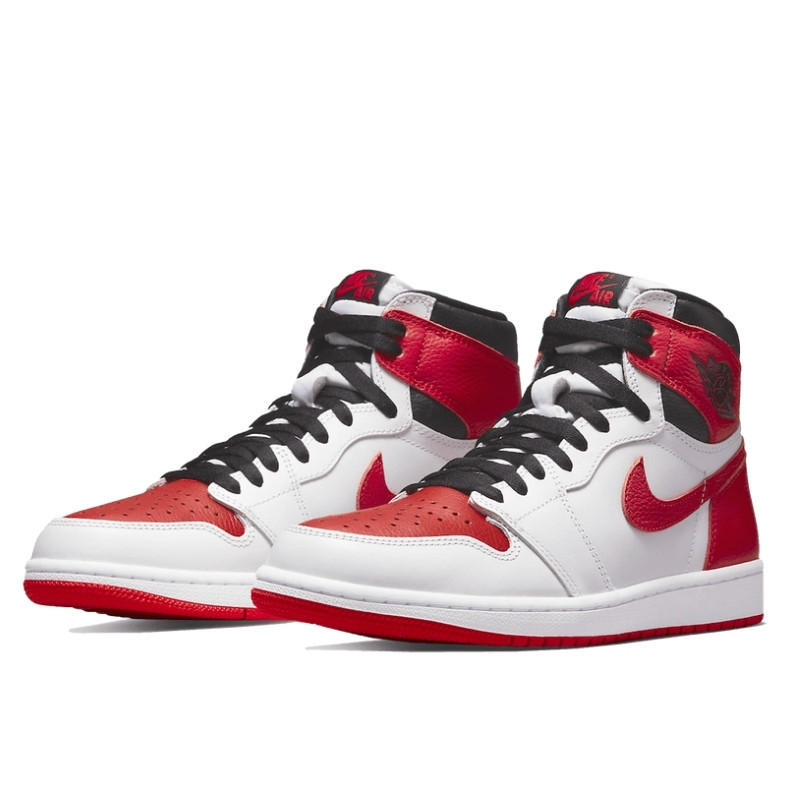 Jordan Air Jordan 1 White/University Red-Black