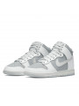 Nike Dunk High Retro Grey White - 2