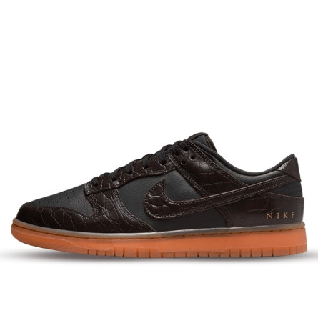 Nike Dunk Low Velvet Brown Black - 1