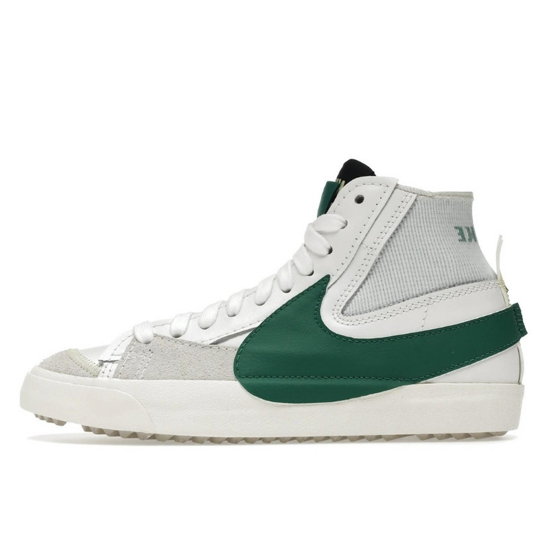Nike Blazer Mid 77 Jumbo White Green, vue de côté