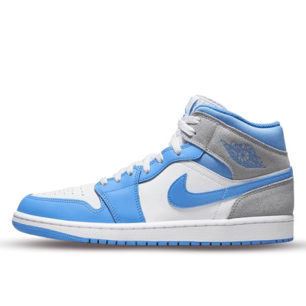 Air Jordan 1 Mid University Blue Grey - 1