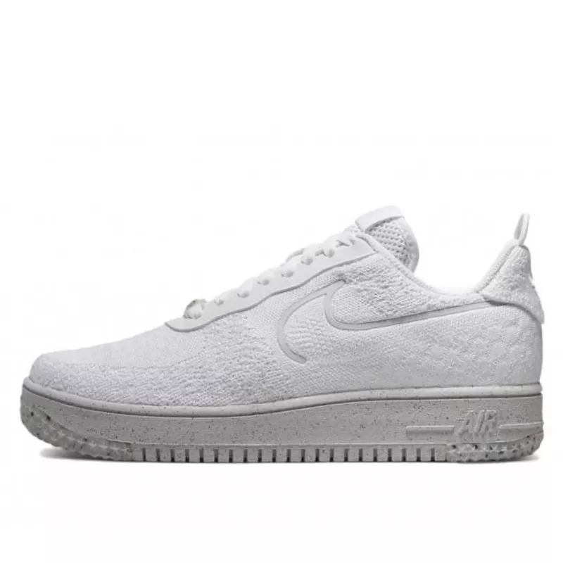 Air Force 1 Low Crater Flyknit White Platinum Tint