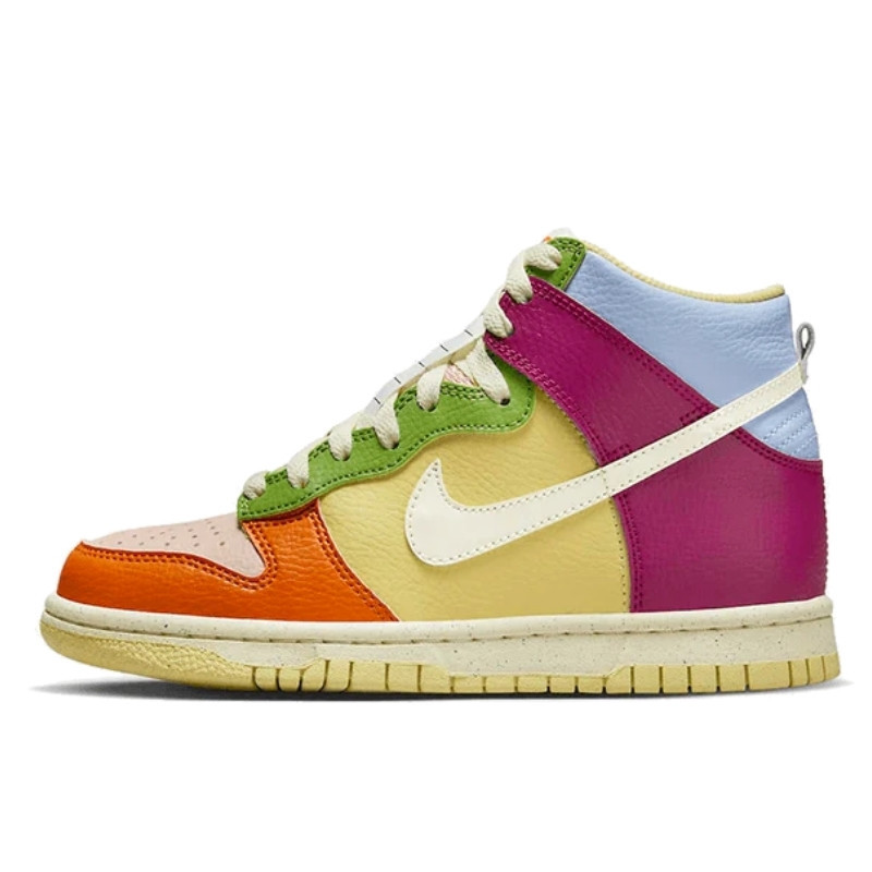 Nike Dunk High Next Nature Multi-Color, vue de côté