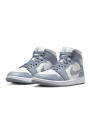 Air Jordan 1 Mid Grey Sail - 2