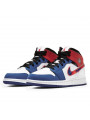 Air Jordan 1 Mid Rush Blue University Red - 2