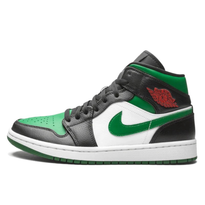Air Jordan 1 Mid Pine Green Toe - 1