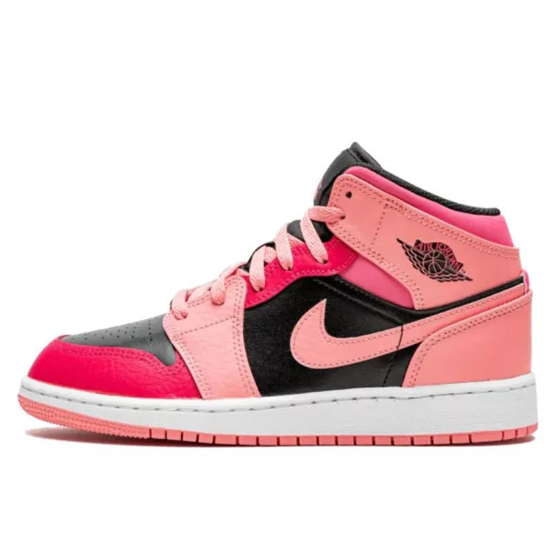 Air Jordan 1 Mid Coral Chalk Pink