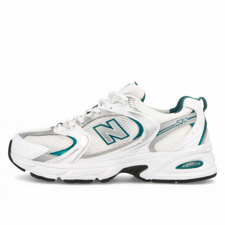 New Balance MR 530 White Silver Metallic Green - 1