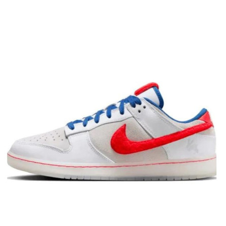Nike Dunk Low Retro PRM Year of the Rabbit White Crimson Varsity Royal - 1