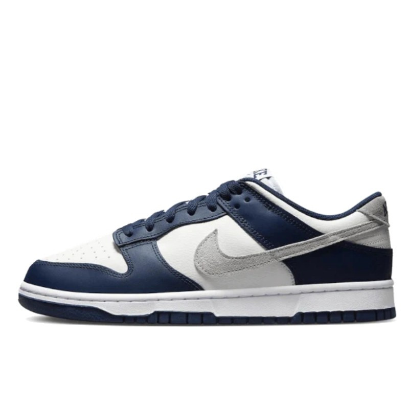 Nike Dunk Low Summit White Midnight Navy - 1