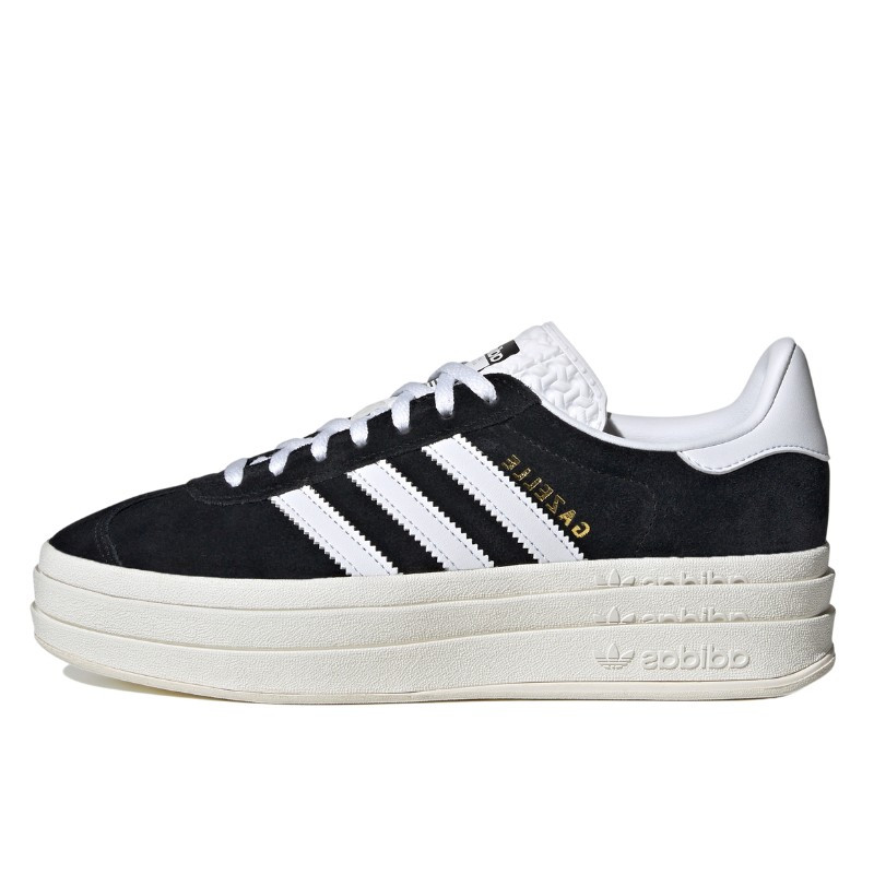 Adidas Gazelle Bold Core Black White - 1