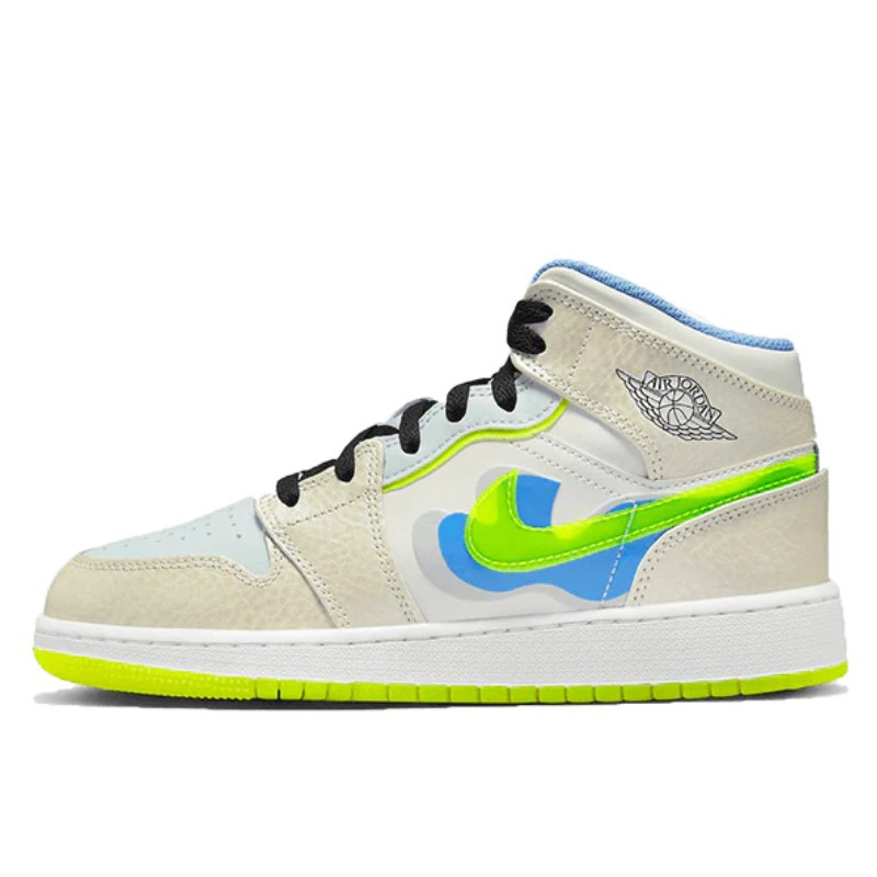 Air Jordan 1 Mid SE Warped Swoosh