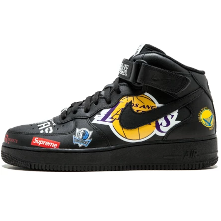 Air Force 1 NBA Supreme Black--AQ8017-001-Limited Resell 